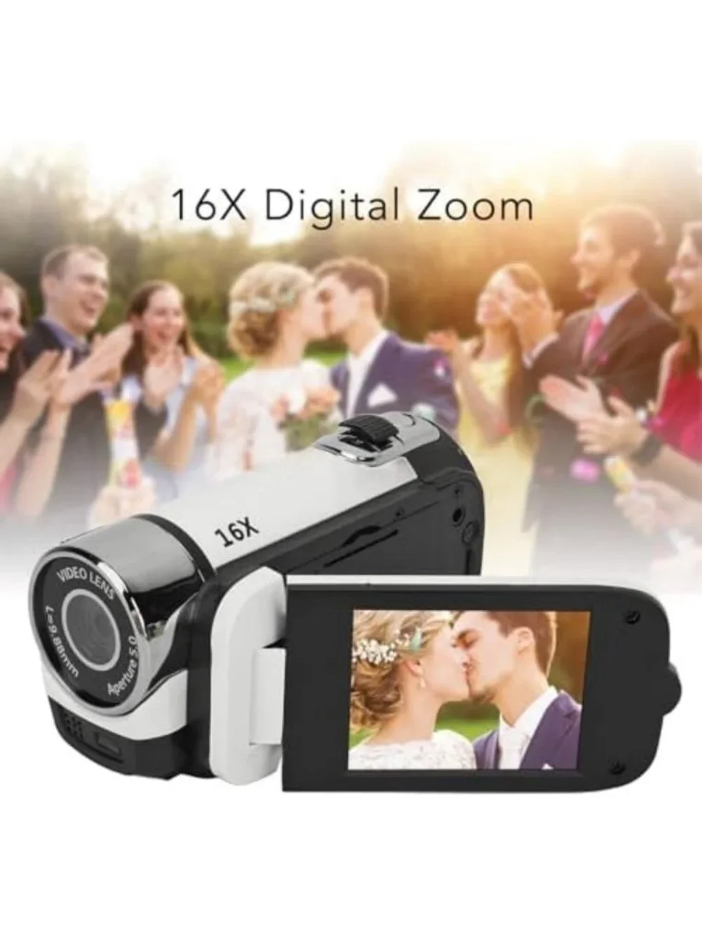 1080P Digital Camcorder with 16MP, 2.4